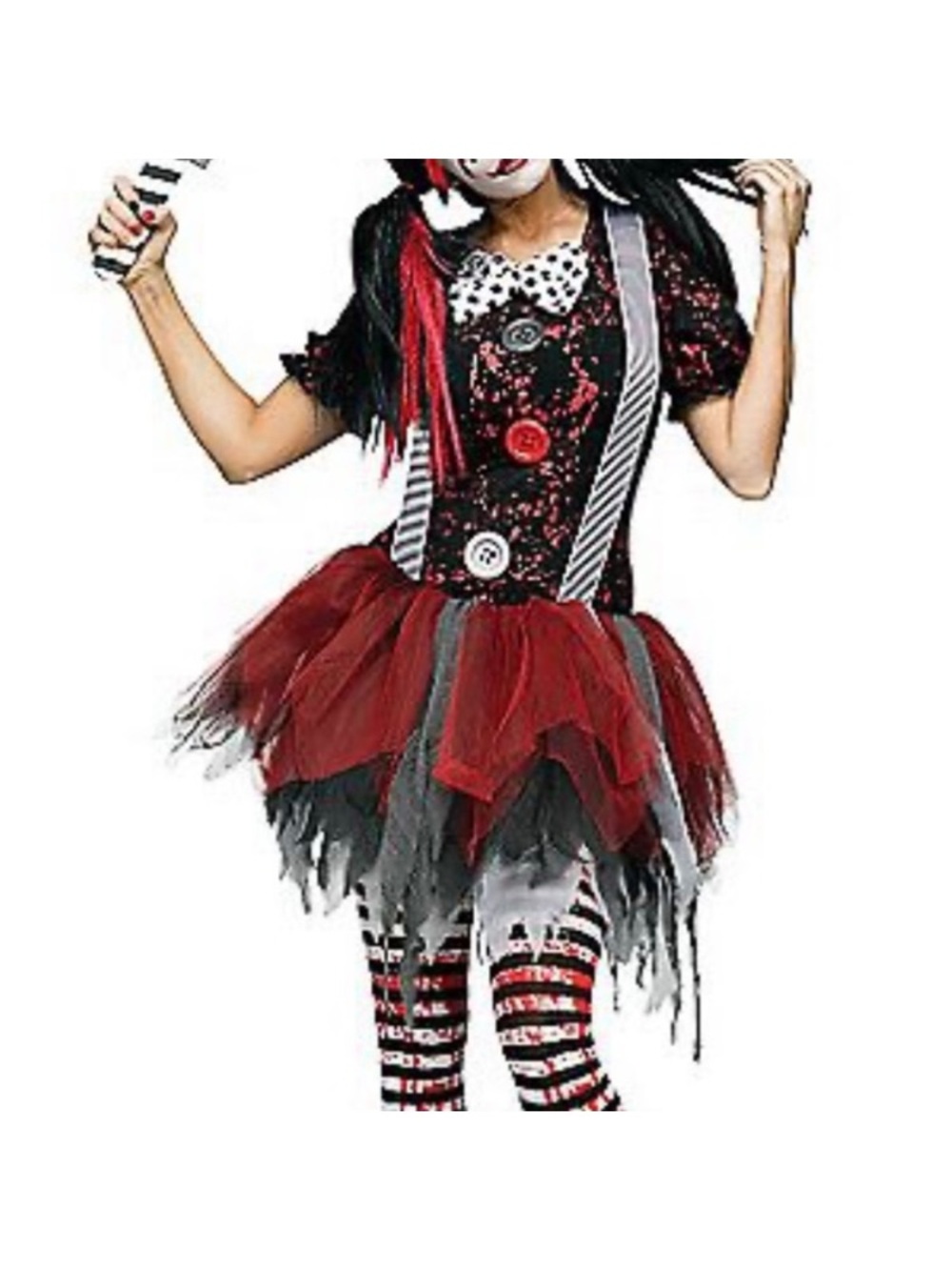 Girls Killer Clown Costume L 12-14